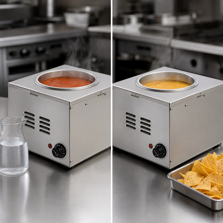 Product image #3 for Eagle RedHots 11 Quart Round Pan Countertop Electric Cooker/Food Warmer, 240V