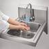Thumbnail image #3 for Krowne HS-51 Wall-Mounted Stainless Steel Hand Sink with Hands-Free Sensor Faucet and Soap Dispenser