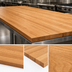 Thumbnail image #3 for John Boos Appalachian Edge Grain Red Oak Island Countertop, 108 x 38 x 1-1/2 Inches, Varnique Finish
