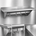 Thumbnail image #3 for Steel Works Stainless 60-Inch Wall Shelf with Pot Rack, 304 Stainless Steel, 5 Hooks