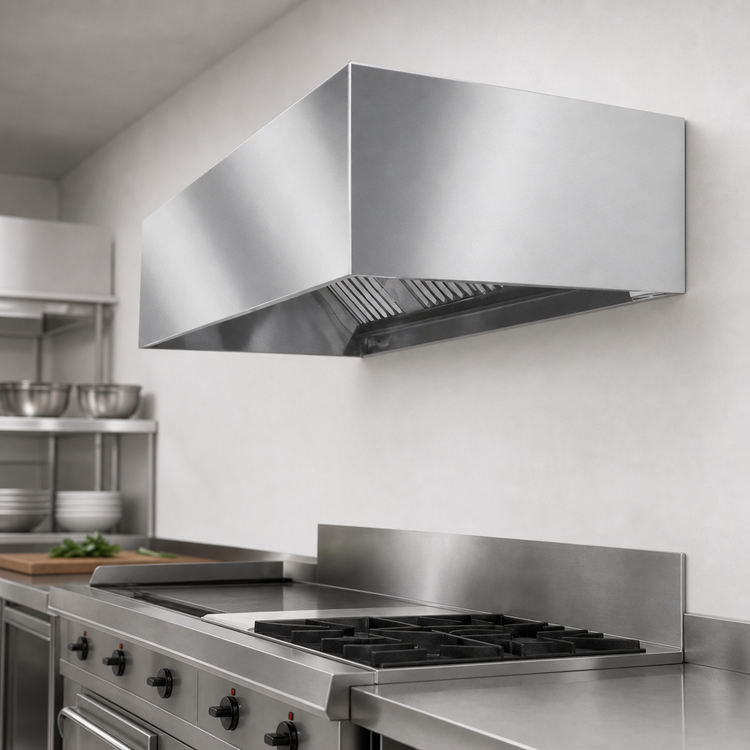 Product image #3 for SpecAir HEIA96-144 144-Inch Wall Type Make-Up Air Exhaust Hood