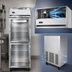 Thumbnail image #3 for Continental Refrigerator 1FESNSSGDHD One-Section Extra-Wide Shallow Depth Reach-In Freezer with Half-Height Glass Doors