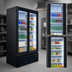 Thumbnail image #3 for Beverage-Air Marketeer Two-Section Reach-In Glass Door Merchandiser Refrigerator, 39.03 Cu. Ft., Black
