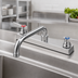 Thumbnail image #3 for Advance Tabco Heavy-Duty Lead-Free Deck-Mounted Manual Faucet with 8-Inch Swing Spout, 8-Inch Centers