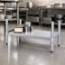 Thumbnail image #3 for New Age 84 Inch x 24 Inch Aluminum Knock-Down Undershelf for Work Tables