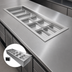 Thumbnail image #3 for Hatco CWBX-3 Drop-In Top-Mount Refrigerated Cold Well, 3 Full-Size Pans, Remote Refrigeration