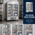 Thumbnail image #3 for Beverage-Air Horizon Series Two-Section Reach-In Glass Door Freezer, 46.2 Cu. Ft.