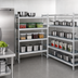 Thumbnail image #3 for Fermostock 4-Tier Corner Expansion Polymer Shelving Unit, 52