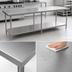 Thumbnail image #3 for Mixrite 84 Inch x 36 Inch Stainless Steel Work Table with Adjustable Undershelf
