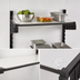 Thumbnail image #3 for Cambro Camshelving Elevation 14 x 42-Inch Wall-Mounted Solid Shelf Kit, Brushed Graphite