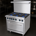 Thumbnail image #3 for Comstock-Castle R6 36-Inch Commercial Gas Range with 6 Open Burners and Standard Oven