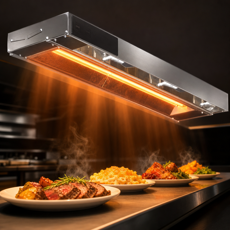 Product image #3 for Eagle RedHots 96-Inch Single Rod Strip Heat Lamp, High-Watt, Unlighted, 240V