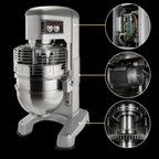 Thumbnail image #3 for Hobart Food Machines - Mixers HL1400-70STD 140-Quart Floor Model Planetary Mixer, 5 HP, 400V, 3-Phase, SmartTimer, Power Bowl Lift
