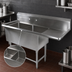 Thumbnail image #3 for John Boos Pro-Bowl 2-Compartment 16-Gauge Stainless Steel Sink with 30-Inch Right Drainboard