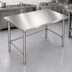 Thumbnail image #3 for Sapphire Manufacturing 60 Inch x 36 Inch 18 Gauge Stainless Steel Work Table with Open Base