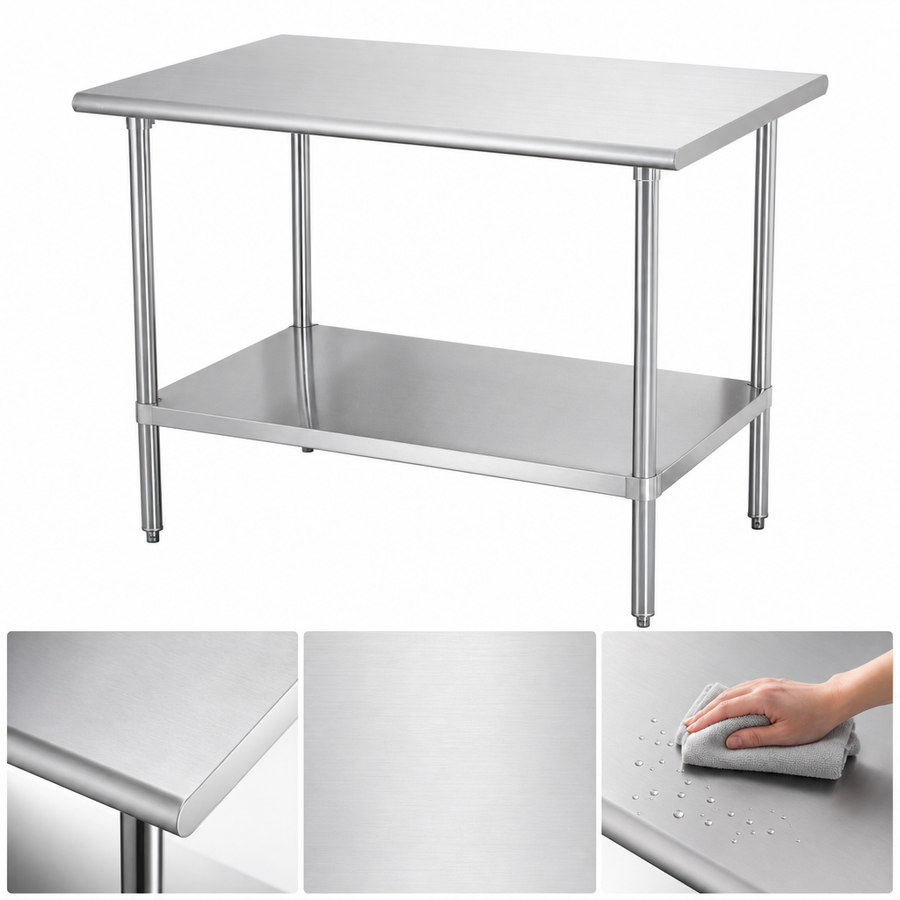 Reinforced Stainless Steel Top