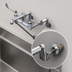 Thumbnail image #3 for T&S Brass B-0652 Wall-Mount Service Sink Faucet with Pail Hook and Wrist Handles