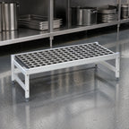 Thumbnail image #3 for Fermod Fermostock 1R31A12 Deep Anodized Aluminum Dunnage Rack, 31 x 14 x 12 Inches, 800 lb. Capacity, Adjustable Feet
