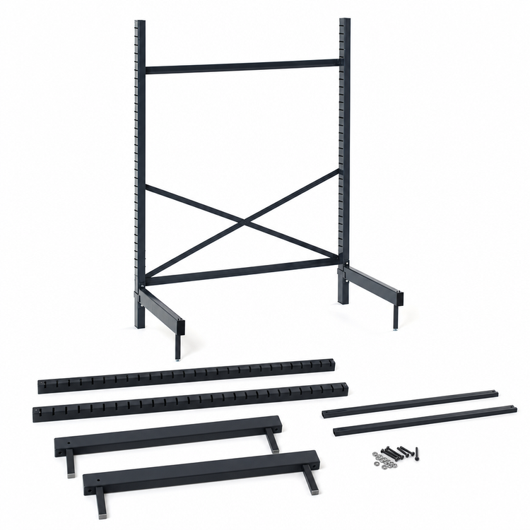Product image #3 for Metro SmartLever Cantilevered Shelving Starter Base Kit for 48"W x 18"D Shelves