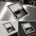 Thumbnail image #3 for Krowne Medium Drop-In Ice Bin with Sliding Cover, 50 lb Capacity, Stainless Steel, Without Cold Plate