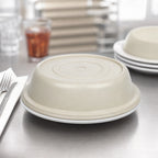 Thumbnail image #4 for Cambro 86VSNH197 Round Fiberglass Plate Cover, 8-1/4-Inch Inside Diameter, Ivory, No Vent Hole Case of 12