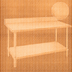 Thumbnail image #3 for Advance Tabco 144-Inch x 24-Inch 16-Gauge 304 Stainless Steel Work Table with 5-Inch Backsplash and Adjustable Undershelf
