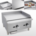 Thumbnail image #3 for Comstock-Castle CCEGT16 16-Inch Countertop Gas Griddle with Smooth Polished Steel Plate