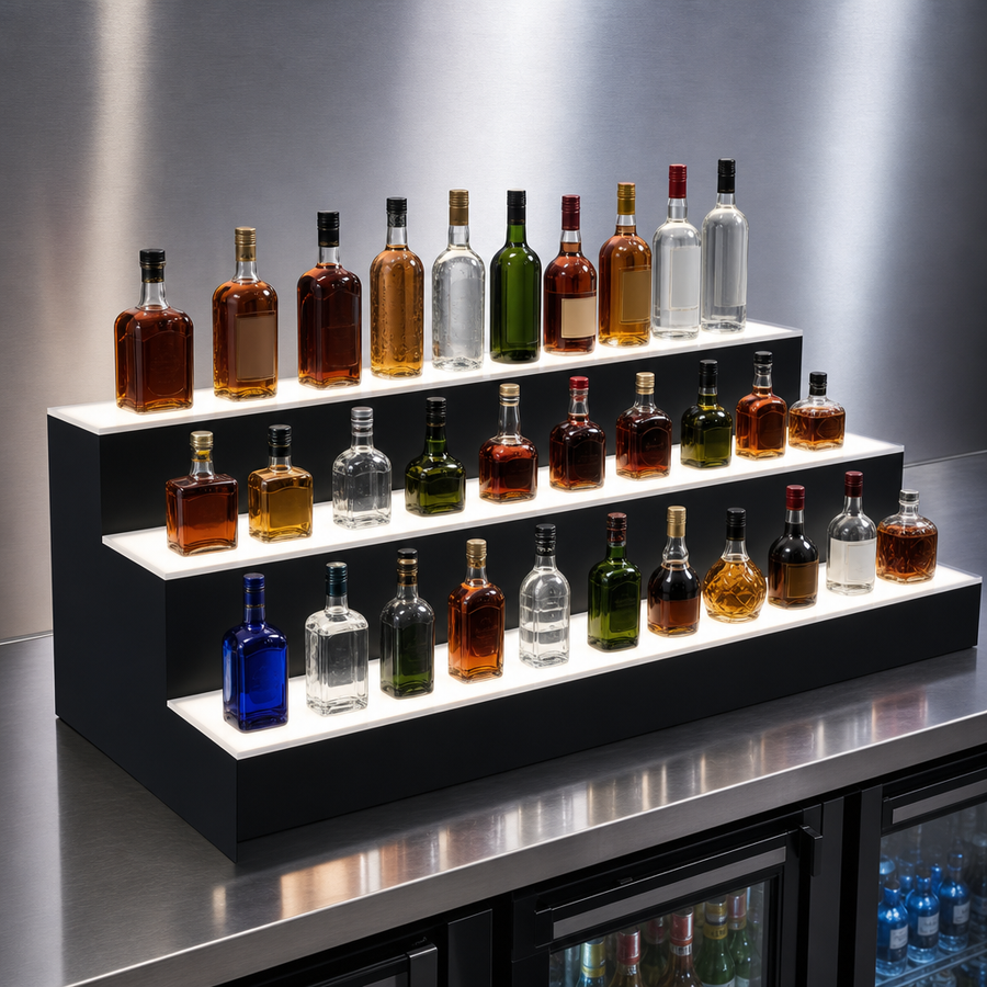 3-Tier Bottle Display