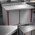 Thumbnail image #3 for Spec-Master Marine Series 36-Inch x 30-Inch Stainless Steel Cabinet Base Work Table with Hinged Doors