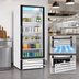 Thumbnail image #3 for Hoshizaki RM-10-HC-WHT 1-Section Reach-In Glass Door Merchandiser Refrigerator, 8.75 Cu. Ft., Bottom-Mount, White
