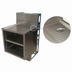Thumbnail image #4 for BK Resources 36-Inch Underbar Glass Rack Cabinet with Drainboard Top, Open Front Base, and Adjustable Shelf