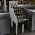 Thumbnail image #3 for Freestanding Stainless Steel 5-Step Underbar Liquor Steps, 12 Inch W x 29 Inch D