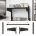 Thumbnail image #3 for Camshelving Elevation Series 14 x 36 Wall-Mounted Solid Shelf Kit with 15-Inch Uprights, Brushed Graphite