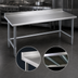 Thumbnail image #3 for Eagle Group Spec-Master 84-Inch x 24-Inch Stainless Steel Work Table with 1-1/2-Inch Rear Upturn