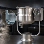 Thumbnail image #3 for Southbend (Middleby) Southbend Steam KDLT-20 Direct Steam Tilting Kettle, 20 Gallon, 2/3 Jacket, Manual Crank Tilt, Tri-Leg Base