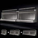 Thumbnail image #3 for Perlick Corporation 4076DN6 6-Faucet Modular Wall-Mount Glycol-Cooled Draft Beer Dispensing Tower, Stainless Steel