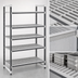 Thumbnail image #3 for Cambro Camshelving Elements XTRA 5-Tier Vented Stationary Starter Shelving Unit, 24 x 24 x 64 Inches, Speckled Gray