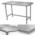Thumbnail image #3 for Advance Tabco 108-Inch x 36-Inch 16-Gauge 304 Stainless Steel Work Table with Rear Up-Turn
