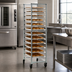 Thumbnail image #3 for New Age Full-Height Open-Sided End-Loading Bun Pan Rack, 12 Full-Size Sheet Pan Capacity