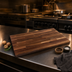 Thumbnail image #3 for Boos Block American Black Walnut Blended Edge Grain Kitchen Countertop, 24 x 25 x 1-1/2 Inch
