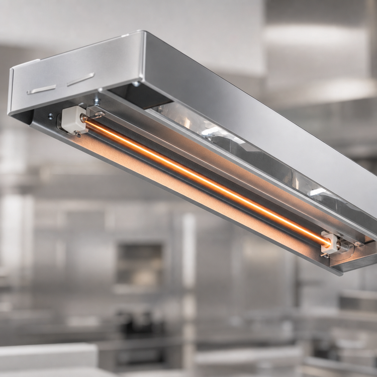 Product image #3 for Eagle RedHots 24-Inch Single Lighted High-Watt Strip Heat Lamp with Remote, 208V