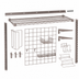 Thumbnail image #3 for Metro SmartWall 40-Inch Wall-Mounted Pizza Prep Shelving Starter Kit