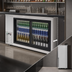 Thumbnail image #3 for Atosa Shallow Depth Two-Section Back Bar Cooler with Sliding Glass Doors, 18.6 Cu. Ft.