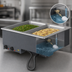 Thumbnail image #3 for Vollrath Two-Well Drop-In Electric Hot Food Well Module with Auto-Fill and Manifold Drain