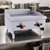 Thumbnail image #3 for BakeMax Heavy Duty 24-Inch Natural Gas Countertop Griddle with 2 Manual Burners