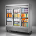 Thumbnail image #3 for True Three-Section Framed Glass Door Reach-In Refrigerator, Self-Contained Bottom Mount