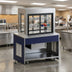 Thumbnail image #2 for Atlas Metal INFPT-4 Mobile Cold Food Pass-Through Unit with Refrigerated Display