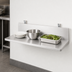 Thumbnail image #3 for Eagle Group Wall-Mount Drop Shelf, 30 Inch W x 10 Inch D, 3/4 Inch Thick 304 Stainless Steel