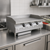 Thumbnail image #3 for RedHots Chef's Line Countertop Natural Gas Griddle with 3/4-Inch Smooth Steel Plate, 24 Inch, 62,500 BTU