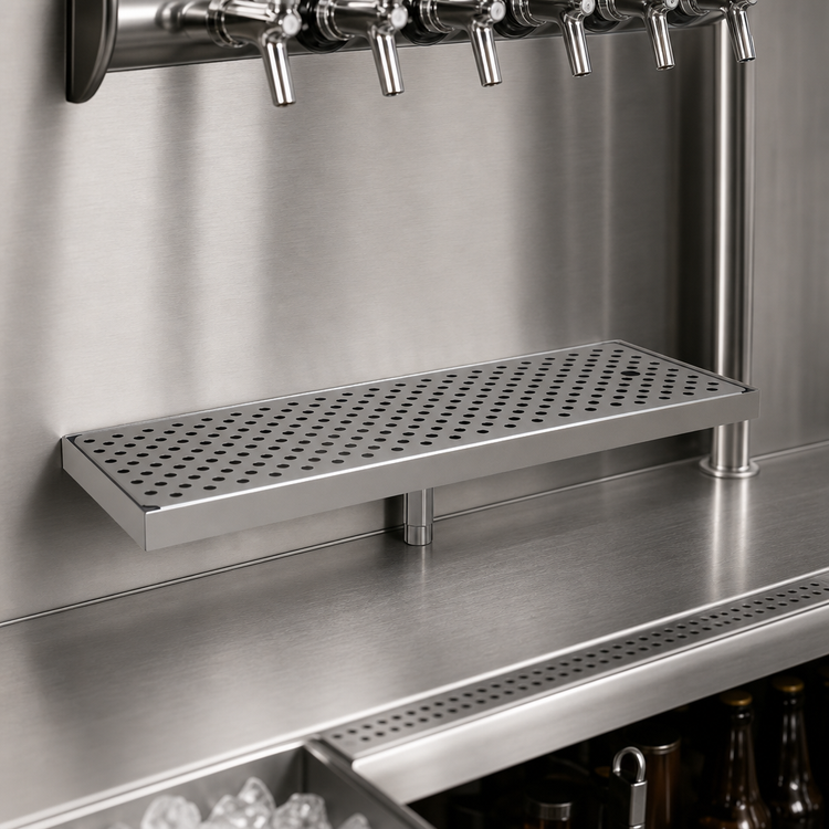 Product image #3 for Glastender Stainless Steel Surface Mount Drain Pan, 23-Inch W x 8-Inch D